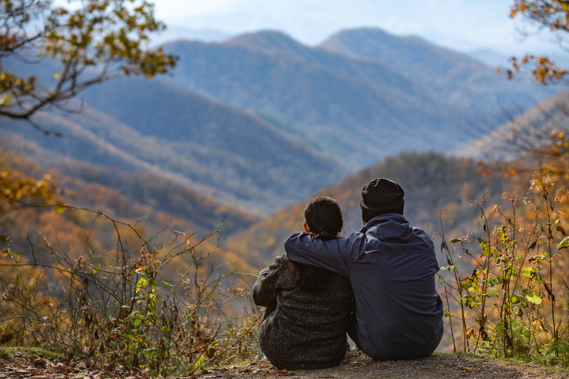 fall hike smokies